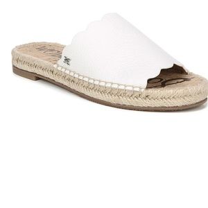 Sam Edelman Andy White Leather Sandal